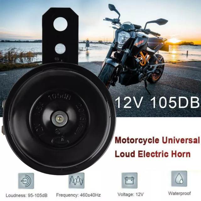 Universal Motorrad Hupe 12V 105DB Super Laut ATV Quad Roller Horn Signalhorn