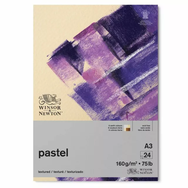 Winsor & Newton Pastel Paper Pad in Earth Colours A3