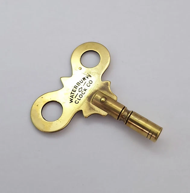 Set Of 5 Brass Clock Winding Keys - Sizes 2 To 10, Universal Tool For Grandfather & Antique Clocks 6 thumbnail image