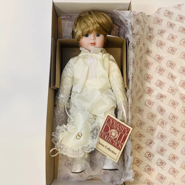 Vintage Dynasty Doll Ring Bearer Anna Collection Porcelain D871 COA NIB