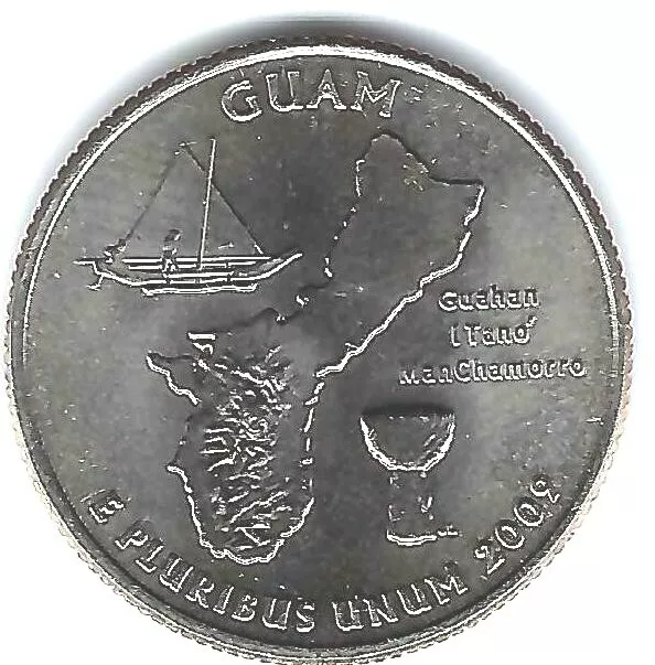 2009-D Denver Brilliant Uncirculated Guam U.S. Territories Quarter