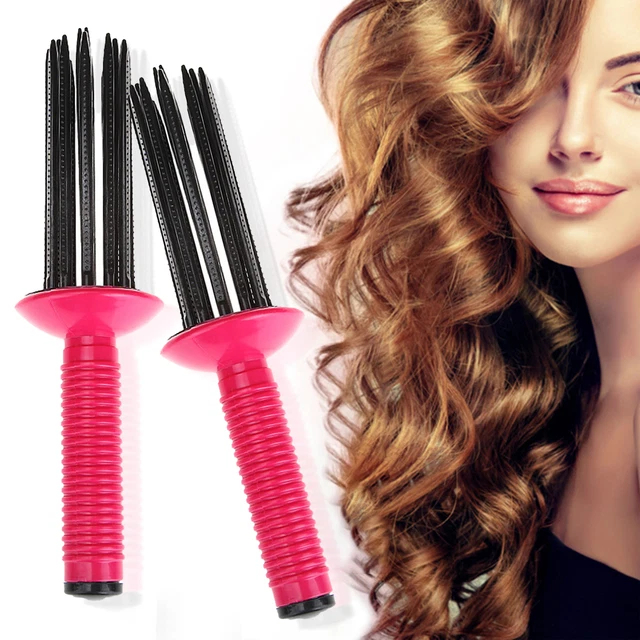 1Pc Curling Comb Heatless Hairstyling Tools 17 Teeth Air Volume Hair Fluffy Comb