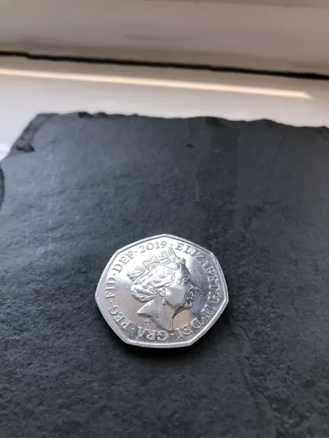 Sherlock Holmes 2019 Royaume-Uni 50p pièce brillante en circulation / comme neuf royale / RARE 3