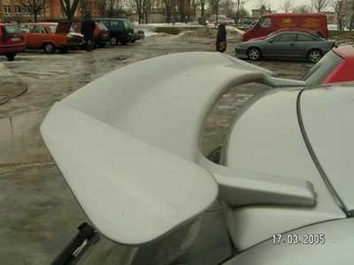 Aileron (becquet) WRC Haut De Gamme Pour Seat Leon 1 - En Fibre De Verre Apprêté - Neuf