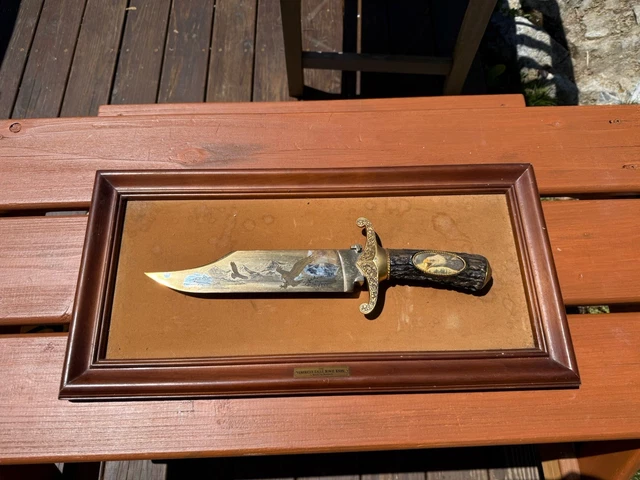 FRANKLIN MINT THE American Eagle Bowie Knife by Ronald Van