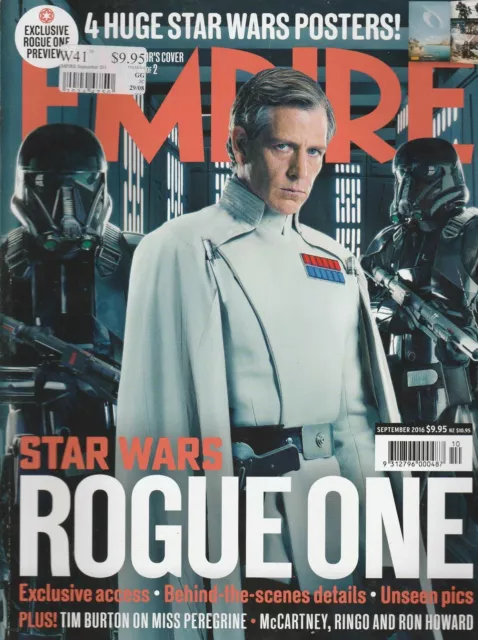 Empire Magazine, Sept 2016 issue with Star Wars Rogue One cover
