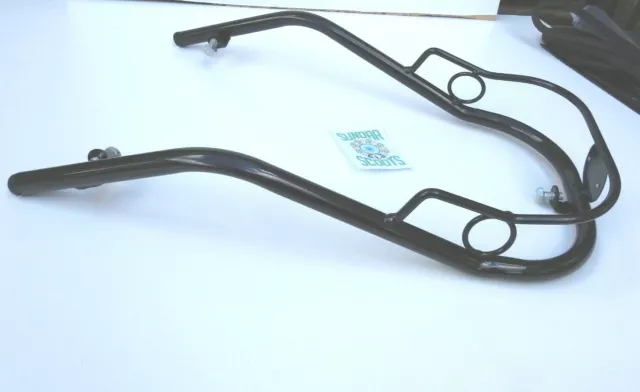 .Vespa Px Lml Star Speedy Stella Front Mudguard Crash Bar Black. Budget Part 2