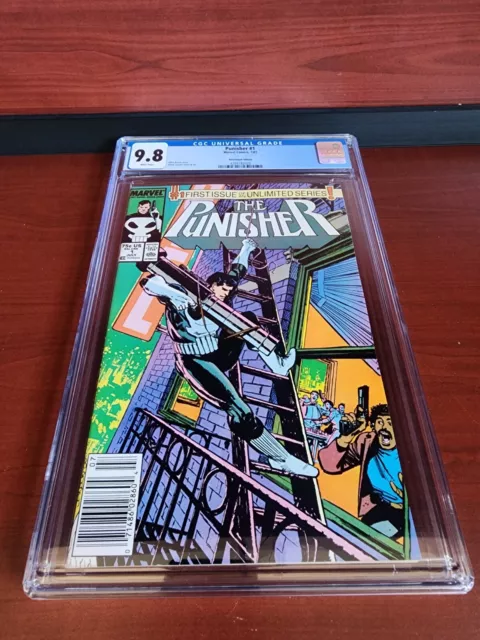 EXCELLENT!  The Punisher #1 1987 Newsstand Edition Marvel Comics CGC 9.8 GRADED