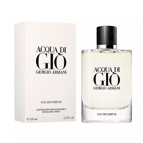 Giorgio Armani Acqua Di Gio 125Ml Eau De Parfum Spray For Men Brand New & Sealed