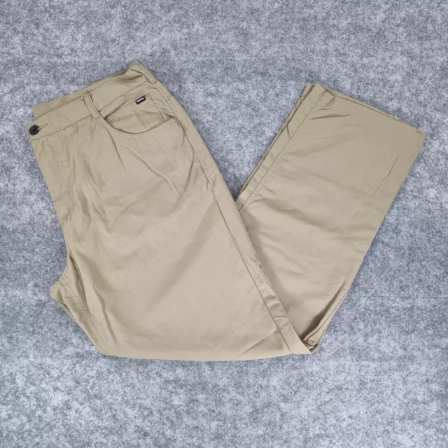 Rohan Fusion Trousers Mens W36 L30 Beige Chinos Walking Hiking Sun Protection