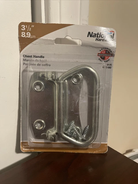 National Hardware N117-002 V175 Chest Handle in Zinc plated 3-1/2”