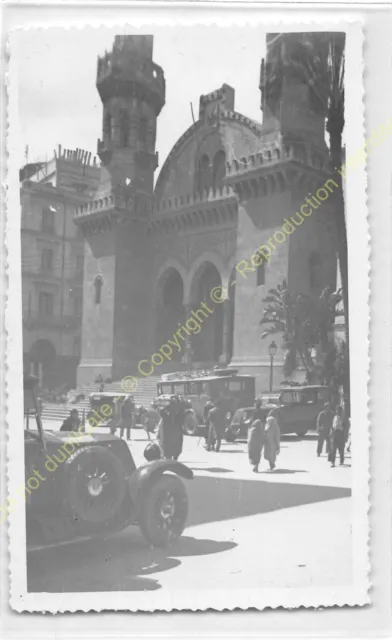 Format CPA Photo RPPC ALGERIE Alger n39 la Cathédrale