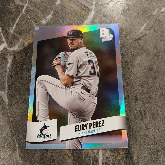 2024 TOPPS BIG League Eury Perez 213 marlins arcenciel rares EUR 0