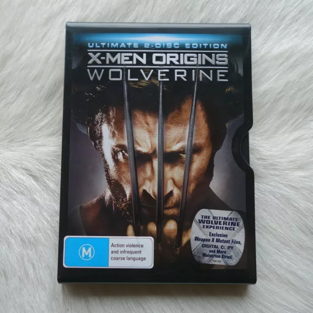 X MEN ORIGINS WOLVERINE STEEL BOX DVD Ultimate Edition Wolverine Dvd Xmen Dvd