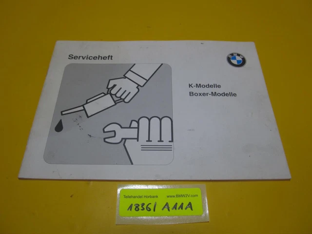 BMW R100 R80 R65 K100 K75 libretto di servizio da 93 modelli K modelli boxer 9799060