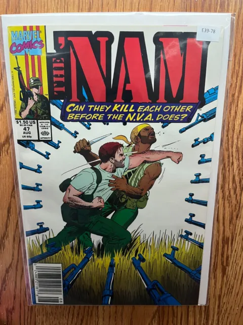 The 'Nam 47 Marvel Comics 9.4 Newsstand E39-78