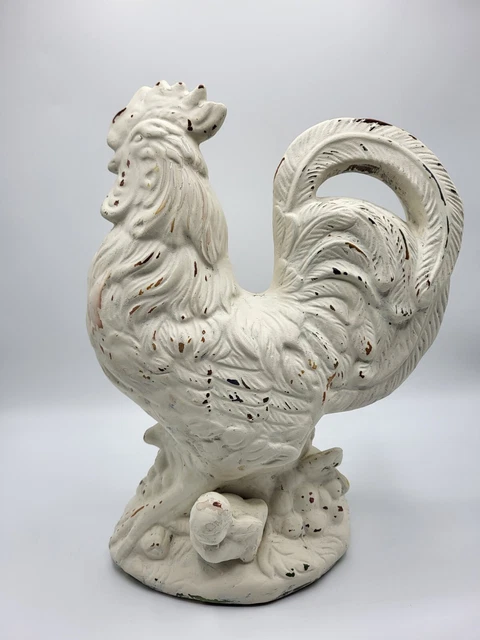 Crackle Ceramic Rooster