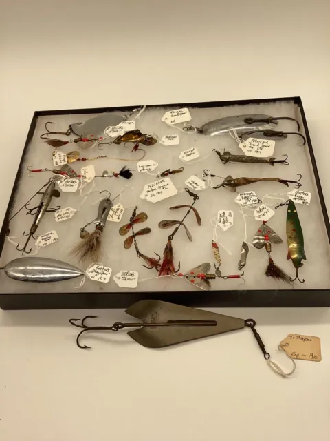 VTG ANTIQUE FISHING Lure Lot Mixed Pflueger Spinner Herters Spoon Thompson  110 $21.50 - PicClick