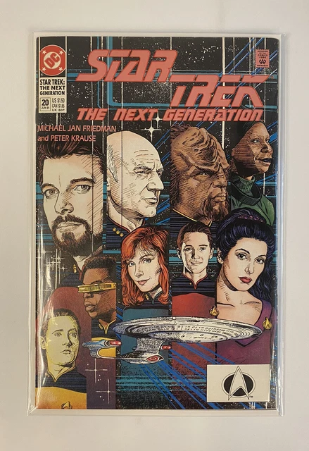 Star Trek The Next Generation #20 • DC Comics • Bagged & Boarded VF/NM June 1991
