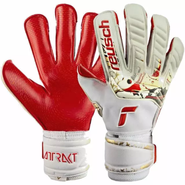 Guanti da Portiere Reusch ATTRAKT GOLD X GLUEPRINT Taglia 9 Gloves Szczesny -31%