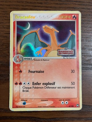 Carte Pokémon : Dracaufeu 6/108 REVERSE Ex Gardiens du Pouvoir Française