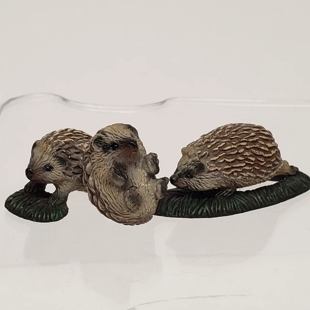 Schleich 3" Hedgehog Hoglets Babies 2009 Figure Toy