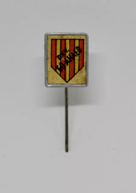 Vintage Dvv Go Ahead Football Broche Pour Epingle Badge, Hollande C.1960's