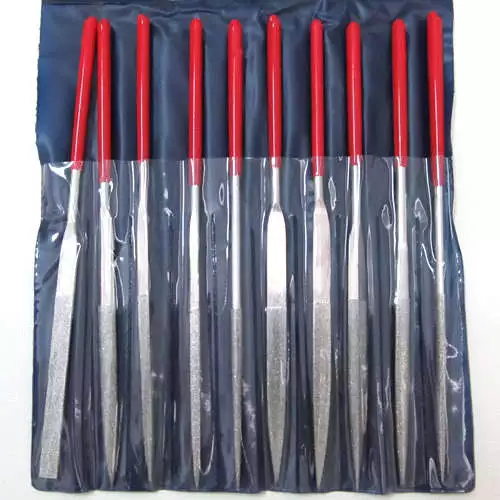 10pc Filing Tool Set Diamond Grind Grinding Wood Metalwork Model Metal File Burr