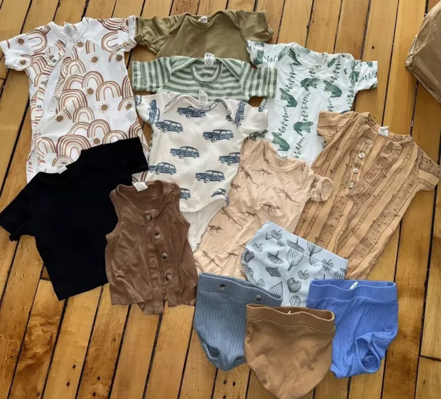 Kate Quinn Baby Boy Lot, 0-3 Months, 3-6 Months : Rompers Bodysuits Shorties Etc