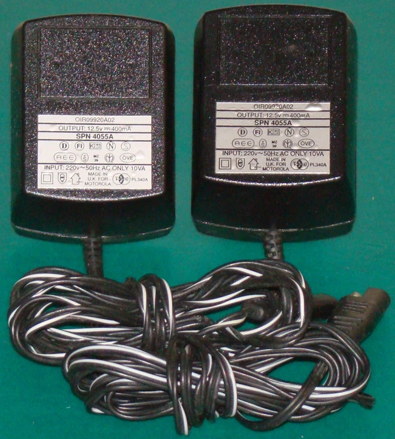 STECKERNETZTEIL MOTOROLA SPN 4055A 12,5V/400mA - 2 Stück EUR 15,00 - PicClick DE