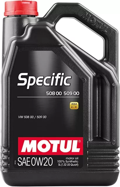 Motul Specific 508 00 509 00 0W-20   Porsche C20 ,  5 Litri - Olio Auto