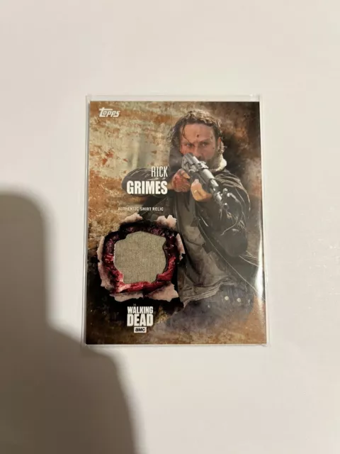 Topps Walking Dead Andrew Lincoln / Rick Grimes Relic Card /99 Season 5