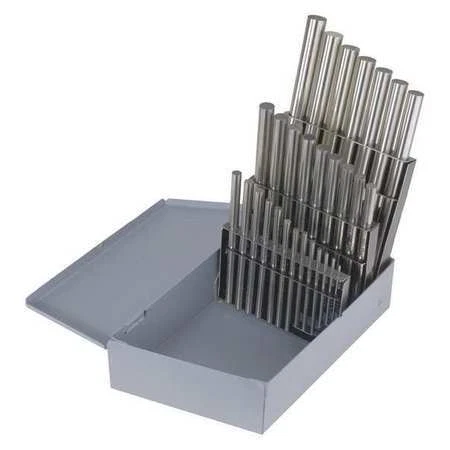 Vermont Gage 511500100 Drill Blank Set,Bright,Hss