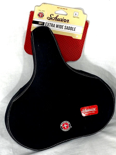 schwinn super breeze extra wide foam comfort bike seat