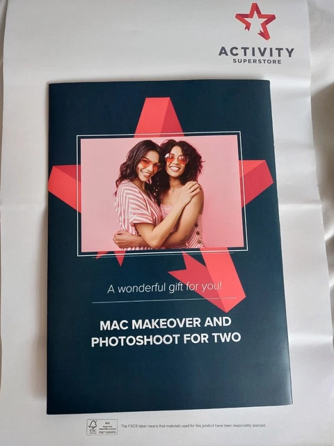 Activity Superstore MAC Makeover for 2- Voucher valid until Dec 1st 2023 RRP £24