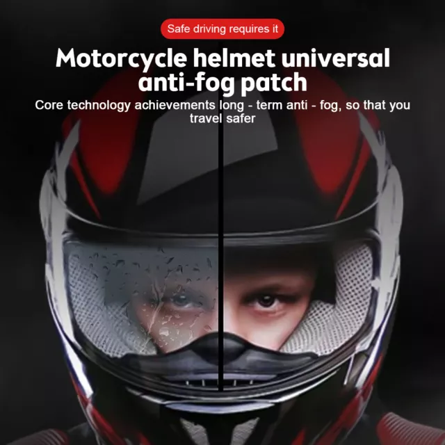 Motorcycle Rainproof Anti-fog Patch Visor Lens,Universal Helmet Film For Rain