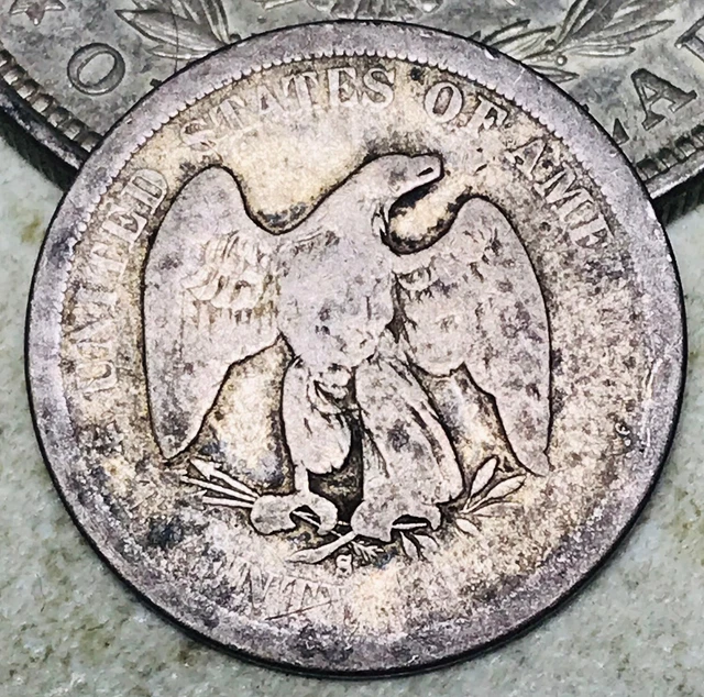 1875 S Twenty Cent Piece 20C Ungraded Details 90% Silver US Coin CC16488