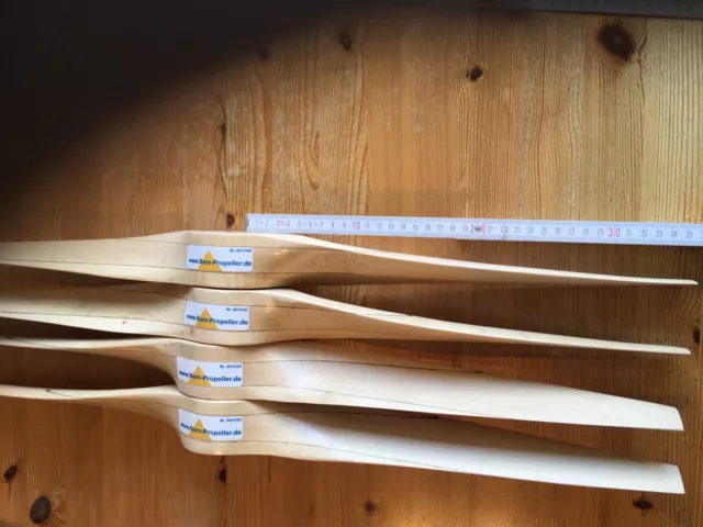 2 Holzpropeller 71cm, super Cargo drohne  1x Rechts 1xLinks   29" x 13,5"