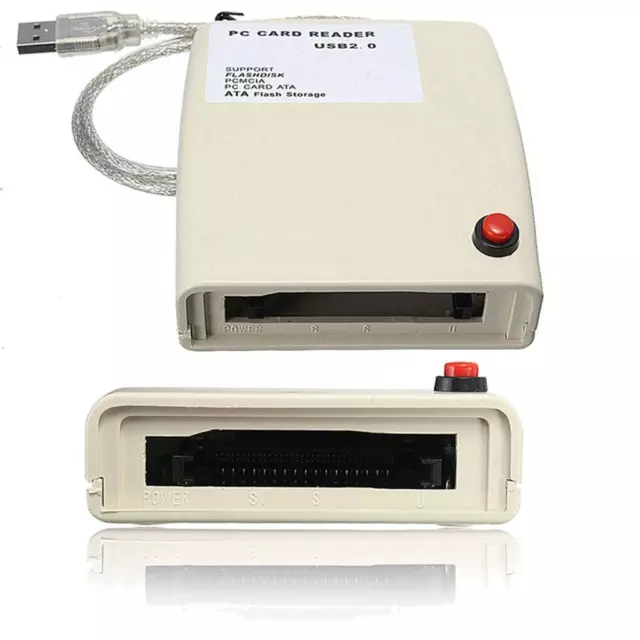 USB 2.0 to 68 pin ATA PCMCIA Flash Disk Memory Card Reader Adapter Converter