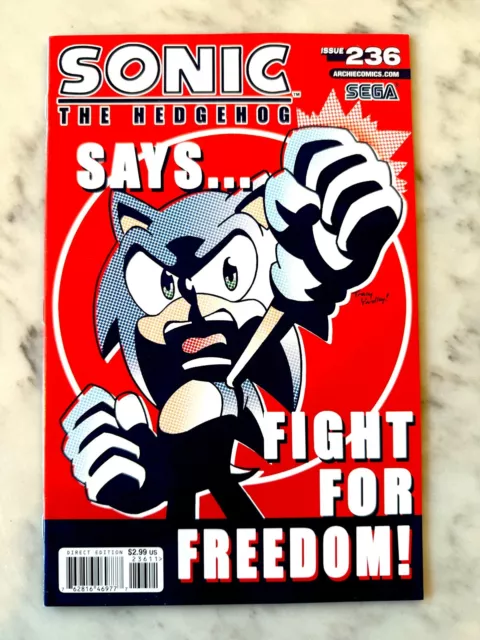 Archie SONIC THE HEDGEHOG (2012) #236 Low Print Run VF/NM (9.0) Ships FREE!