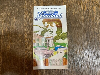 ELVIS PRESLEY - A Visitor's Guide To Graceland Brochure Pamphlet ...