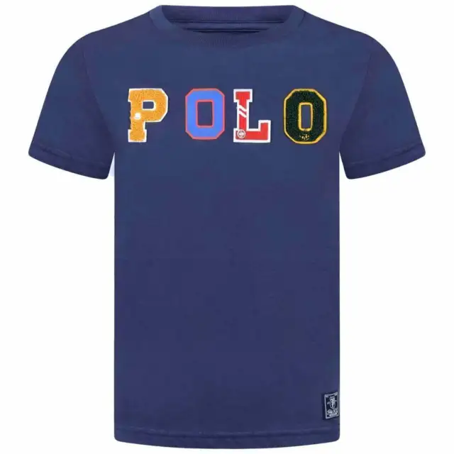 POLO RALPH LAUREN KIDS Boys Girls Crew Neck Short Sleeves Logo T-Shirt Top NEW