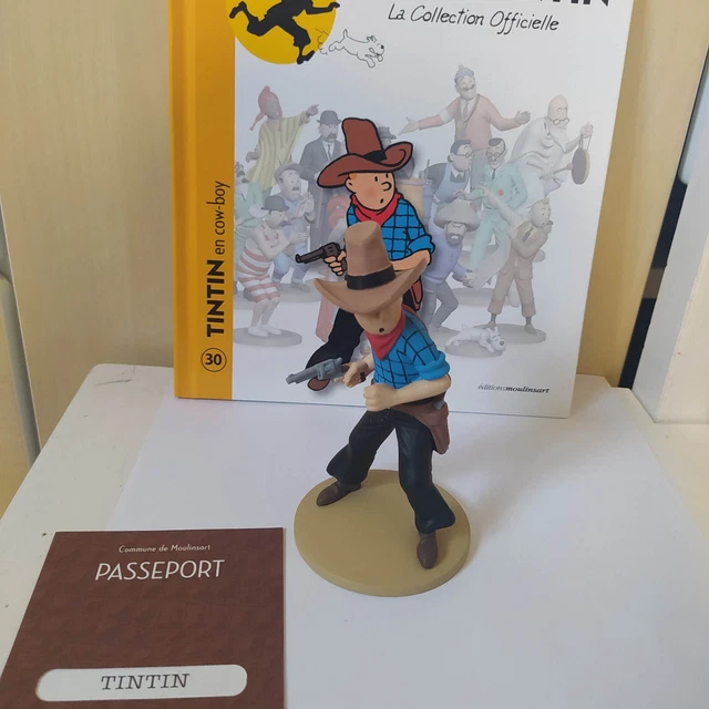 Figurine Tintin cowboy collection officielle - Collection