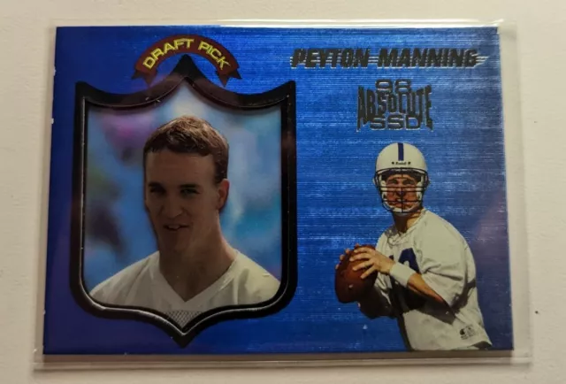 1998 Playoff Absolute SSD Hobby Peyton Manning RC #165 1998 Playoff Absolute SSD Hobby Peyton Manning RC #165