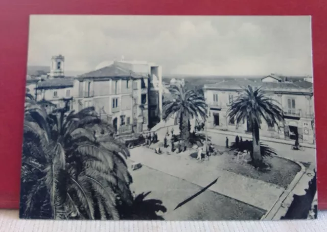 Cartolina Reggio Calabria, Polistena. Piazza della Repubblica. Non Viaggiata