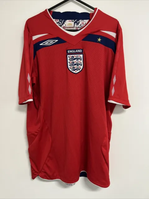 England 2008 Away Football Shirt Adult Mens Umbro M