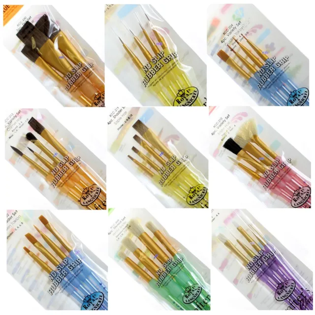 art brush set best crafters soft grip artists paint brushes packs brushes royal