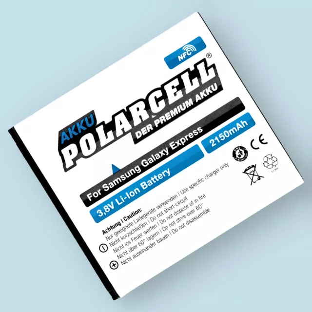 PolarCell NFC Batería para Samsung EB-L1H9KLA | EB-L1H9KLU | 2150mAh