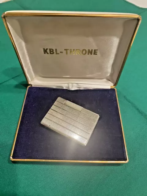 Kbl-Throne -Accendino  -Vintage Come Nuovo