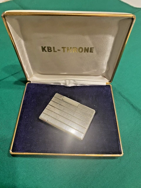 Kbl-Throne -Accendino  -Vintage Come Nuovo